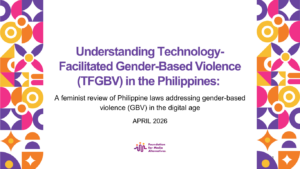 Understanding TFGBV in the Philippines