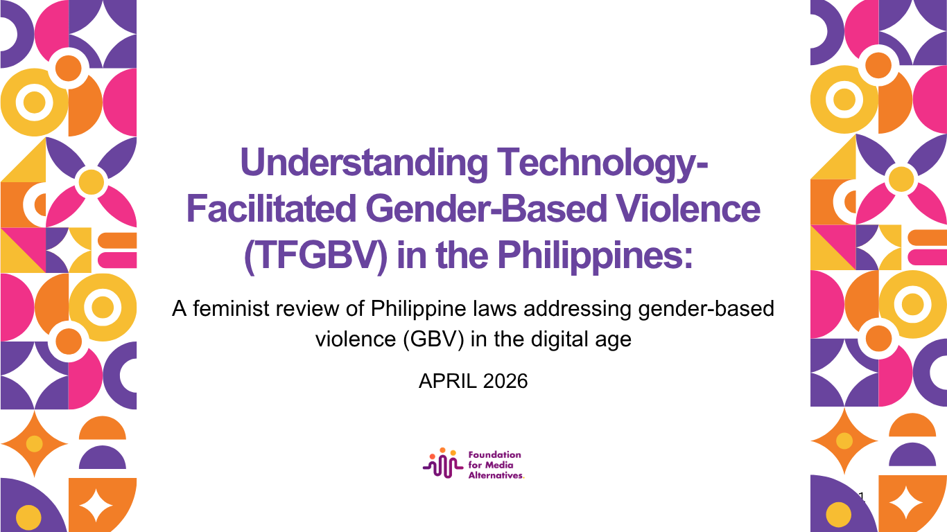 Understanding TFGBV in the Philippines